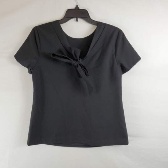 Banana Republic knot dressy blouse size Medium petite MP - Picture 1 of 9